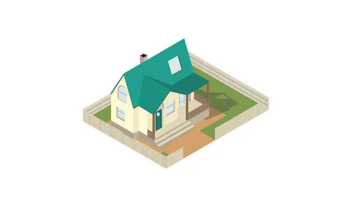 分析图素材图标集合景观建筑立面插画场景AI矢量图形设计eps,ai矢量模版下载