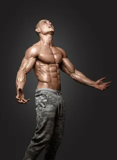 精壮肌肉男模图片男人图片