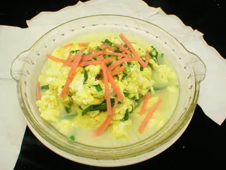 0031韭菜火腿水炒蛋74e