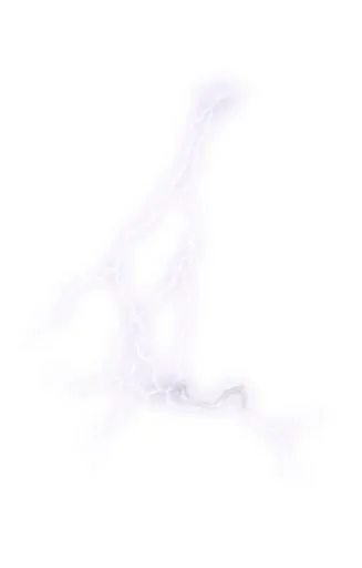 闪电 PNG免抠(1890x2953)