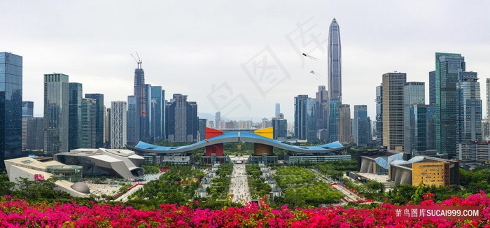 俯看深圳市民广场