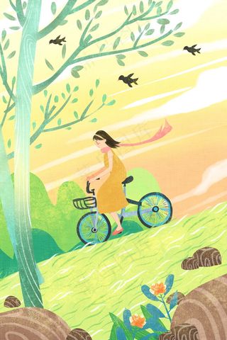 夏天插画 夏日海报图片