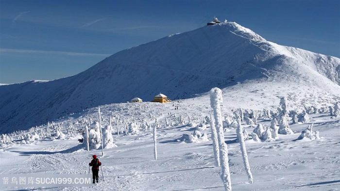 冬季雪景风景画壁纸