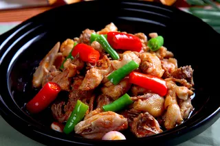 美味馋人的干锅肥肠图片-第5张