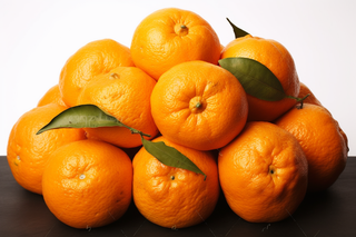 a pile of oranges sitting on top of each other, a portrait by Kishi Ganku, reddit, mingei, oranges, peeled oranges, orange 