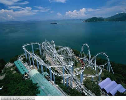 香港海洋公园-过山车