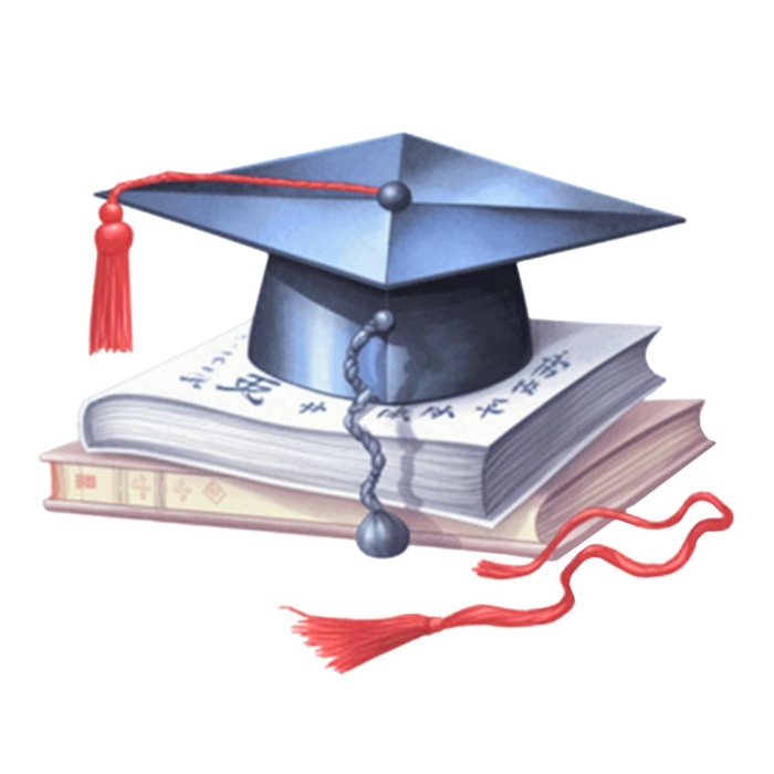 学士帽卷抽证书毕业免抠