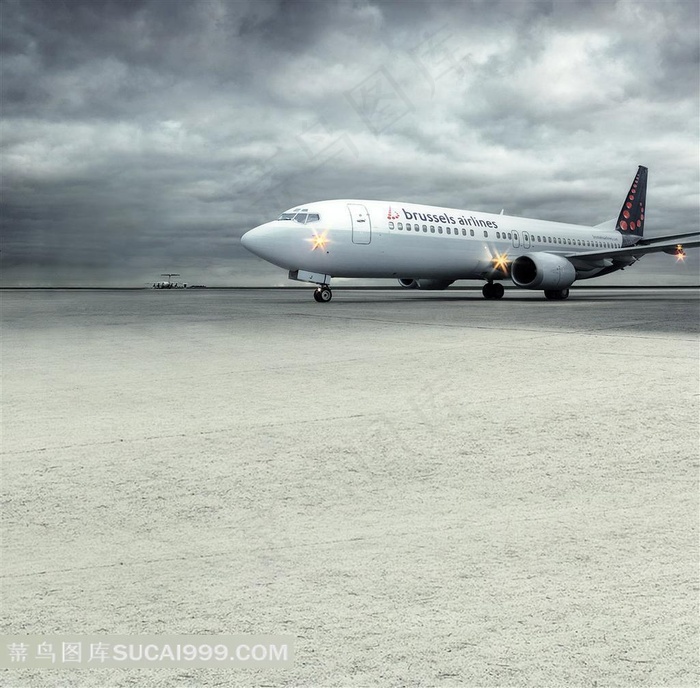 飞机机场摄影背景图片