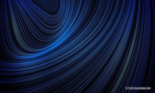 抽象扭曲线条蓝色背景高清背景