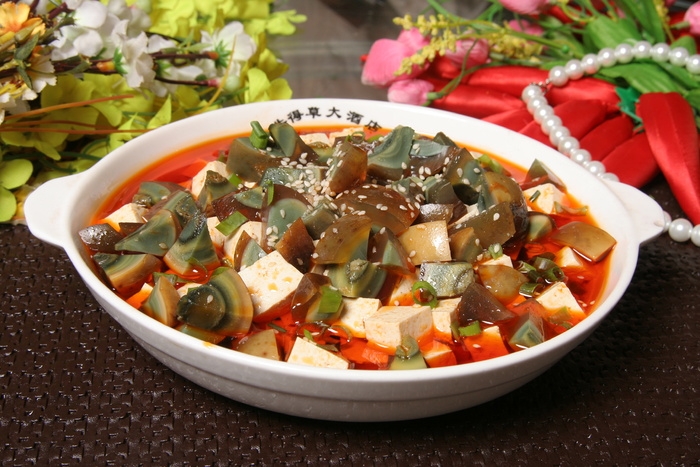 皮蛋豆腐