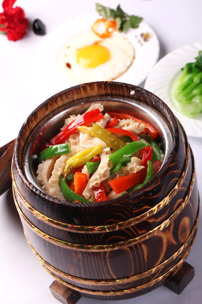 木桶泡椒金钱肚饭