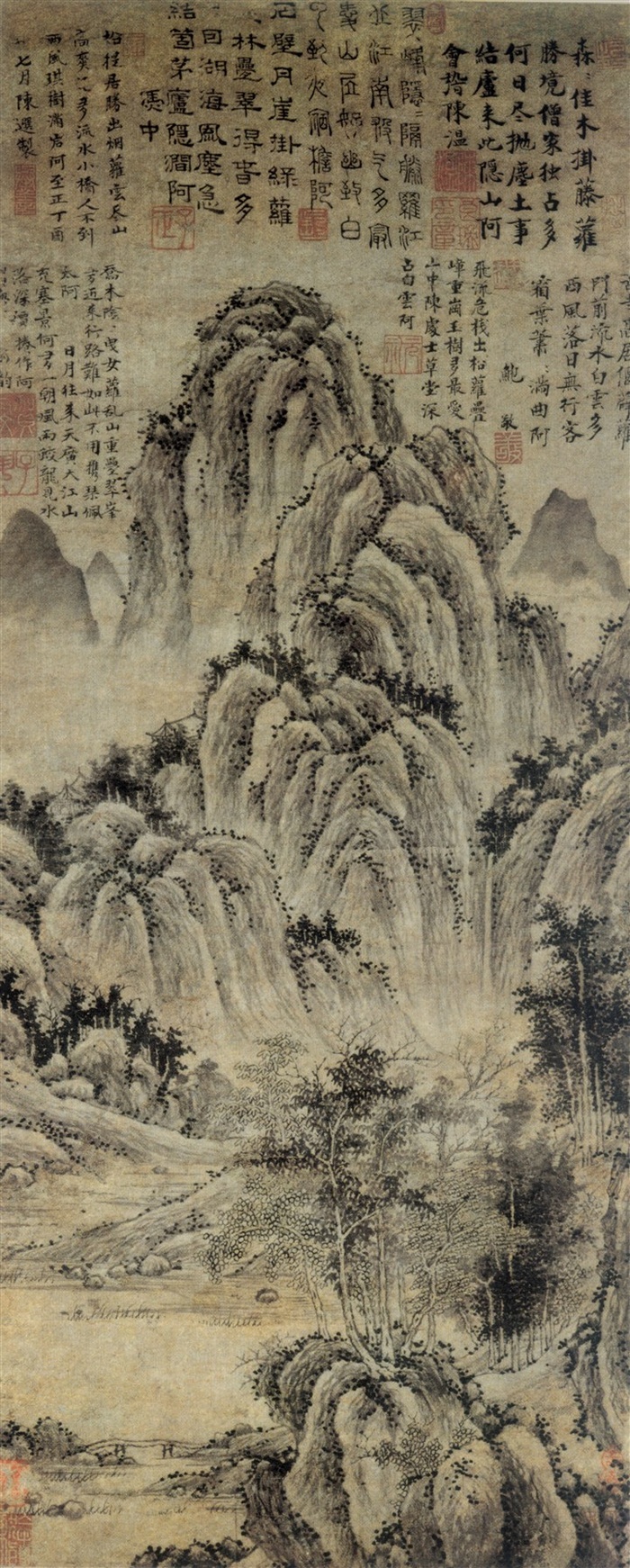 国画山水风景图片