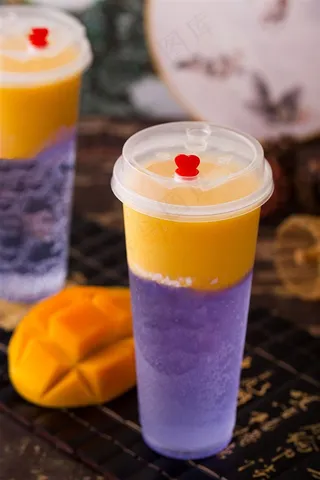 芒果莫吉托冷饮图片