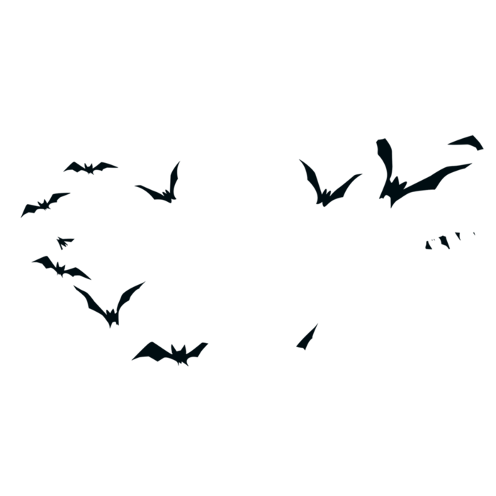蝙蝠卡通剪影