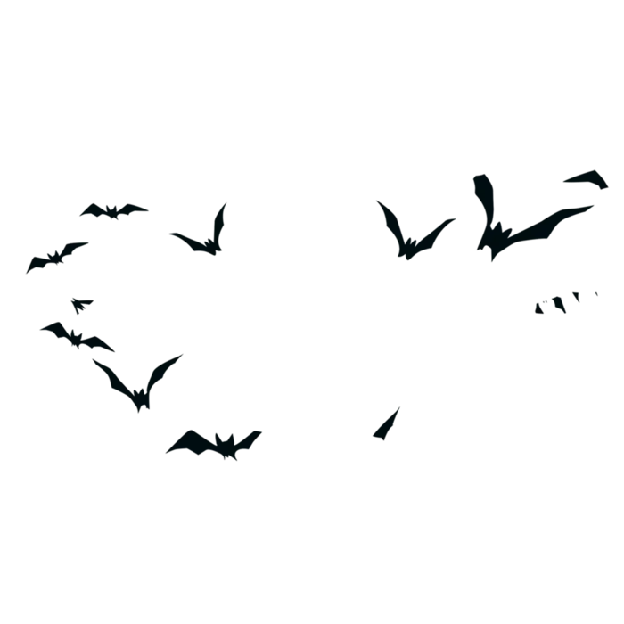 蝙蝠卡通剪影