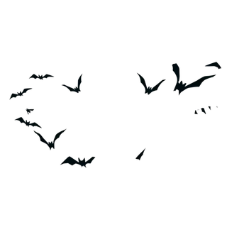 蝙蝠卡通剪影