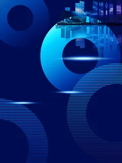 蓝色渐变科技背景