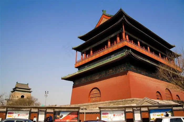 钟鼓楼北京故宫北京风景