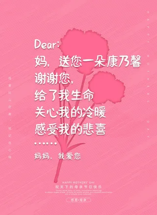 母亲节 感恩母亲节 母亲节快乐