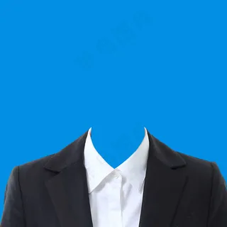 西装模板  女生西装 寸照模板 西装 证件照 西服 免抠  