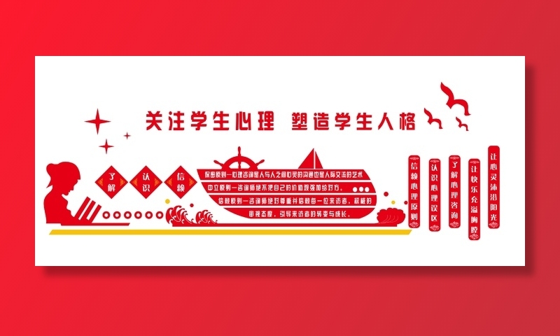 党建文化宣传栏cdr矢量模版下载