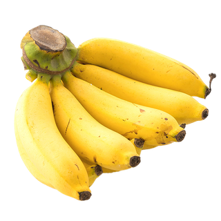 74小米蕉水果超市商品白底图免抠实物摄影png格式图片透明底