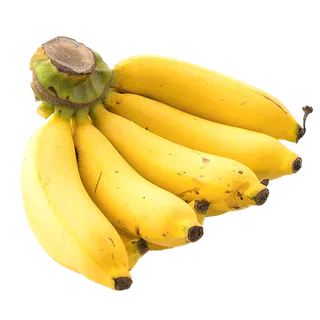 74小米蕉水果超市商品白底图免抠实物摄影png格式图片透明底