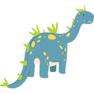 卡通恐龙生日宝宝宴派对素材恐龙派对免扣素材