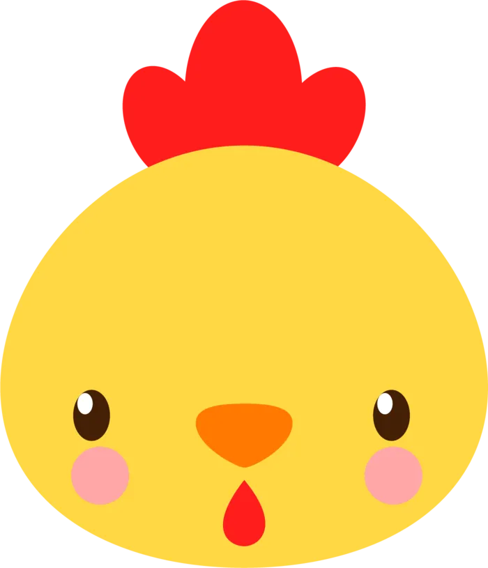 卡通动画动画小动物小鸡免扣PNG手绘插画图片素材 (76)