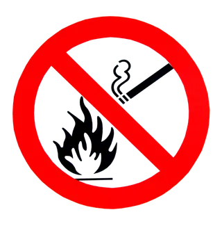 禁止有火源