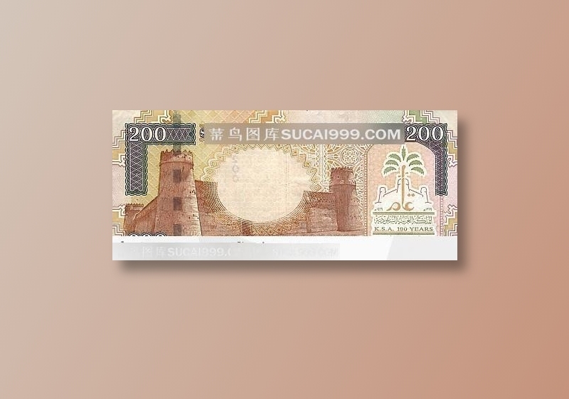 200元外币上的建筑图像