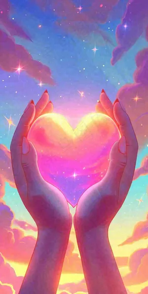 浪漫爱心情人节粉色爱情关爱