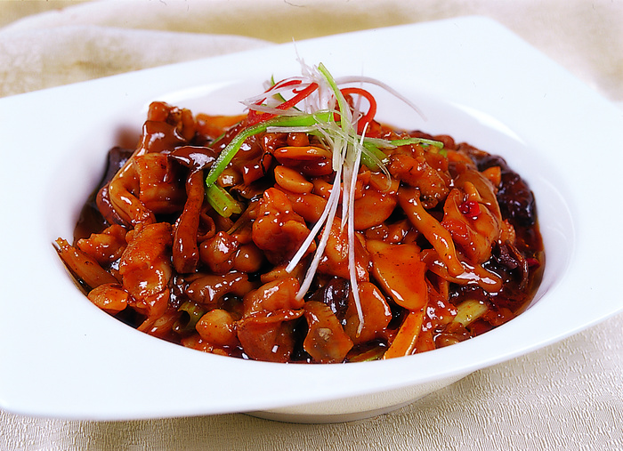 1009CS-0360杂菌牛蛙煲