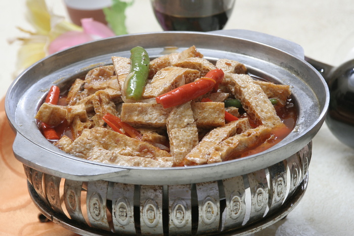 干锅脆豆腐 22元