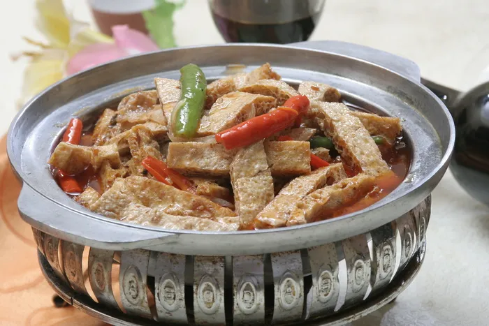 干锅脆豆腐 22元
