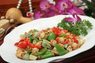 腊八蒜烧扇贝  28元 (1)