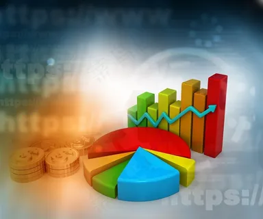 商务数据走势图素材