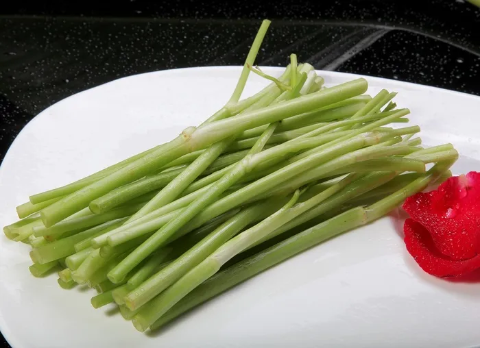 地瓜藤火锅配菜美食设计素材