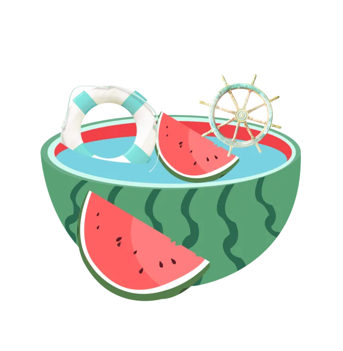 夏日西瓜素材