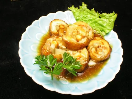 什锦鸡肉卷美食素材图片 什锦鸡肉卷美食素材图片