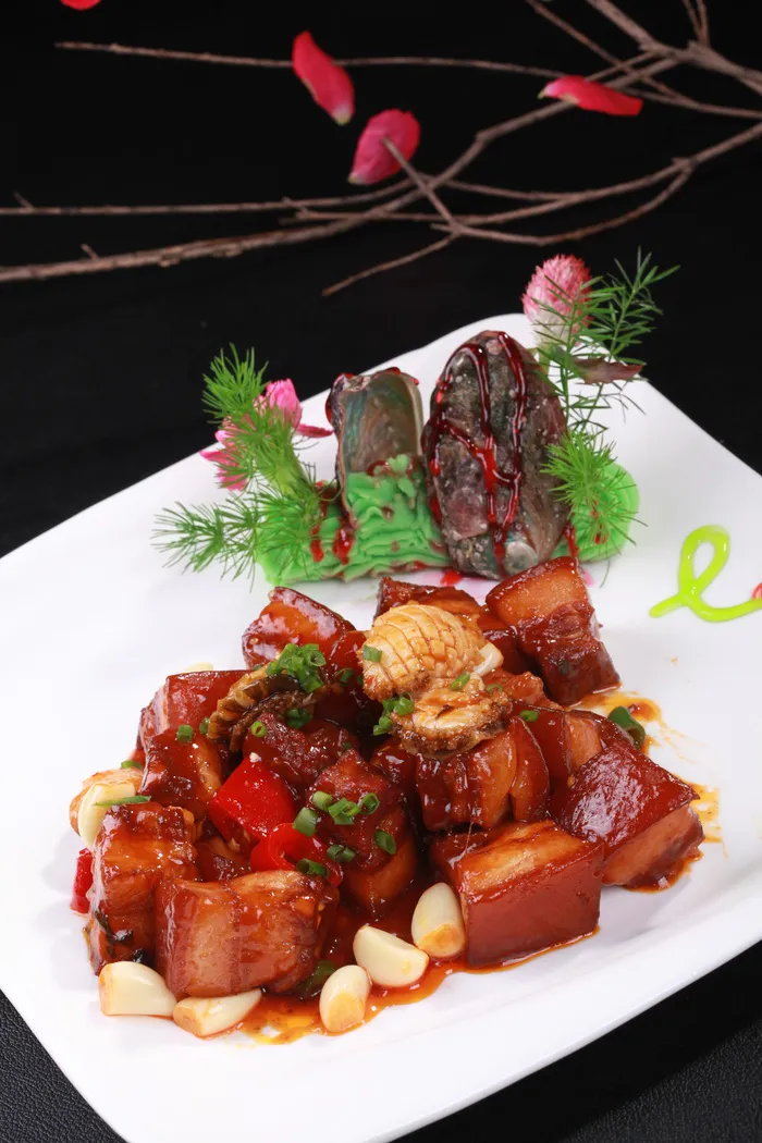*卤肉捞鲜鲍 (2)