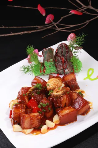 *卤肉捞鲜鲍 (2)