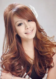 韩式卷发发型图片