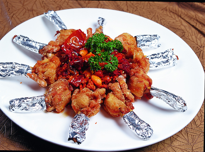 川菜湘菜高清菜谱 脆椒脱骨翅