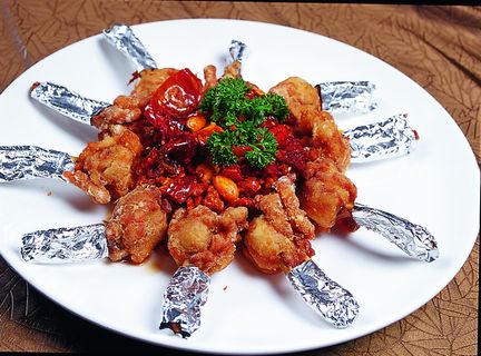 川菜湘菜高清菜谱 脆椒脱骨翅 川菜湘菜高清菜谱 脆椒脱骨翅