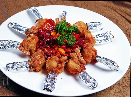 川菜湘菜高清菜谱 脆椒脱骨翅 川菜湘菜高清菜谱 脆椒脱骨翅