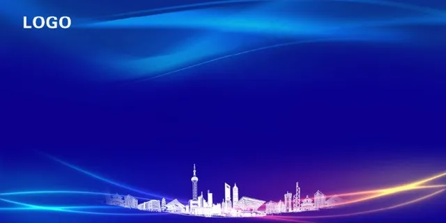 蓝色商务背景