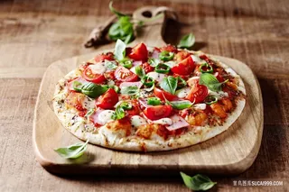 西餐美味小番茄披萨