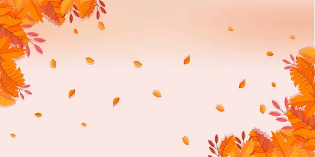 秋天展板背景图片