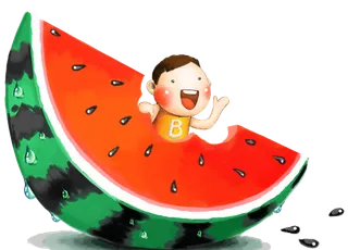 夏天吃西瓜